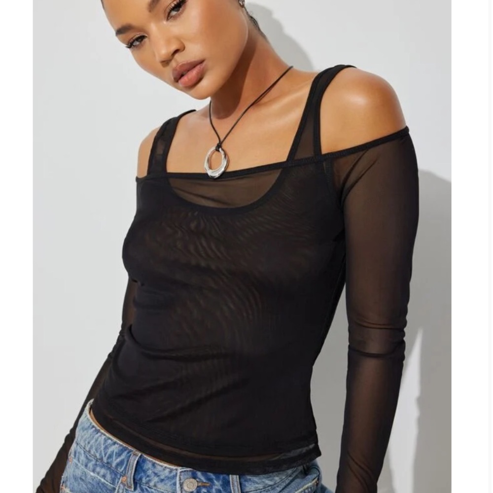 Mesh double layer top - Picture 2 of 6